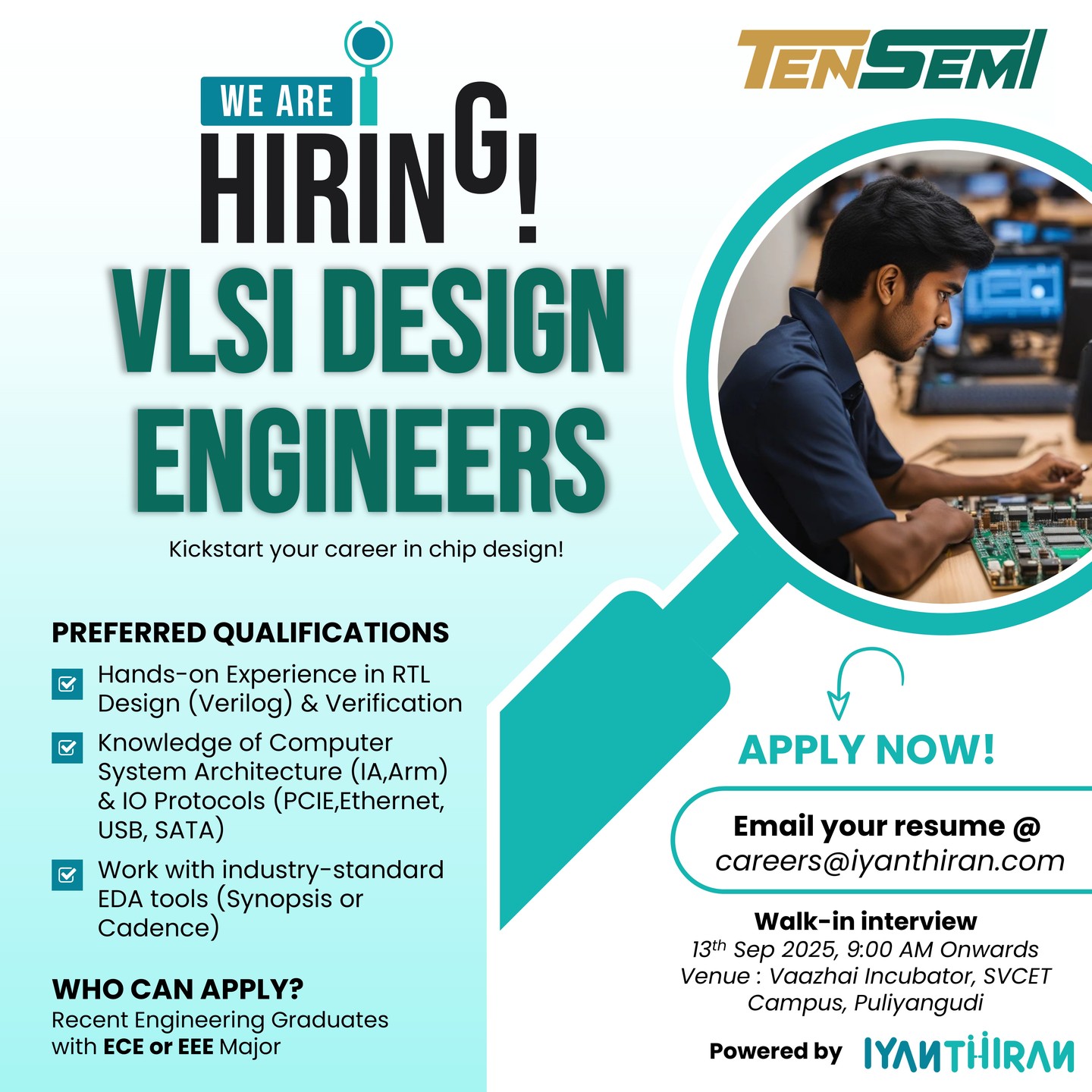 VLSI Design Engineers Hiring